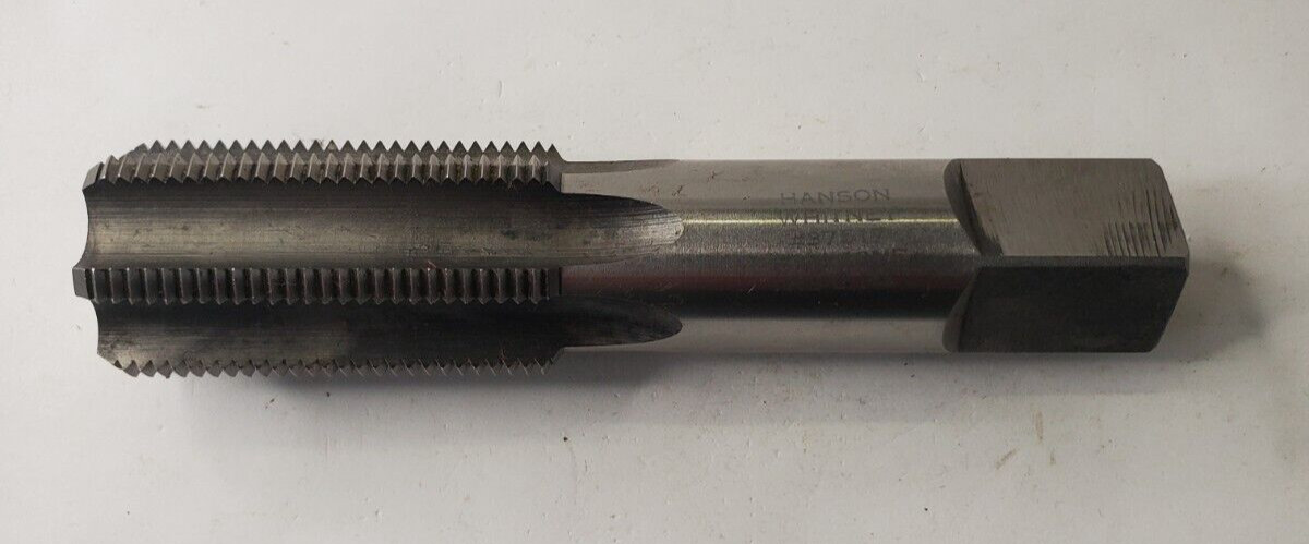 HANSON WHITNEY BOTTOMING TAP 1-1/4-12 NF HS G 37517 5-1/2 OAL 2-3/8″ LOC 4 FLUTE