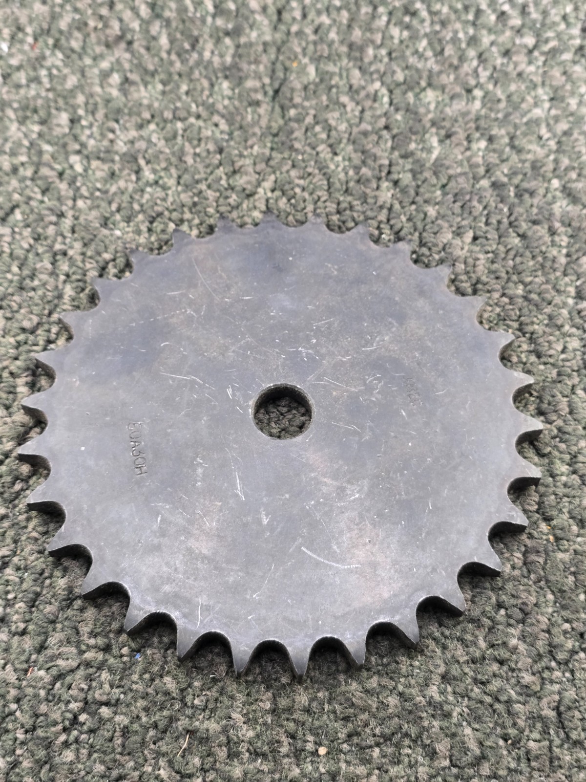 50A30H 30-Teeth A-Type Plate Sprocket #50 Roller Chain 0.71″ Bore x 6-3/8″ OD