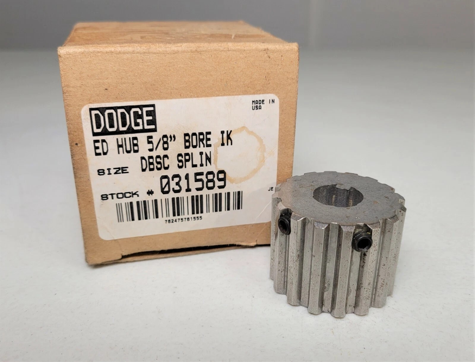 Dodge 031589 DBSC Splined Hub 5/8″ Bore B367
