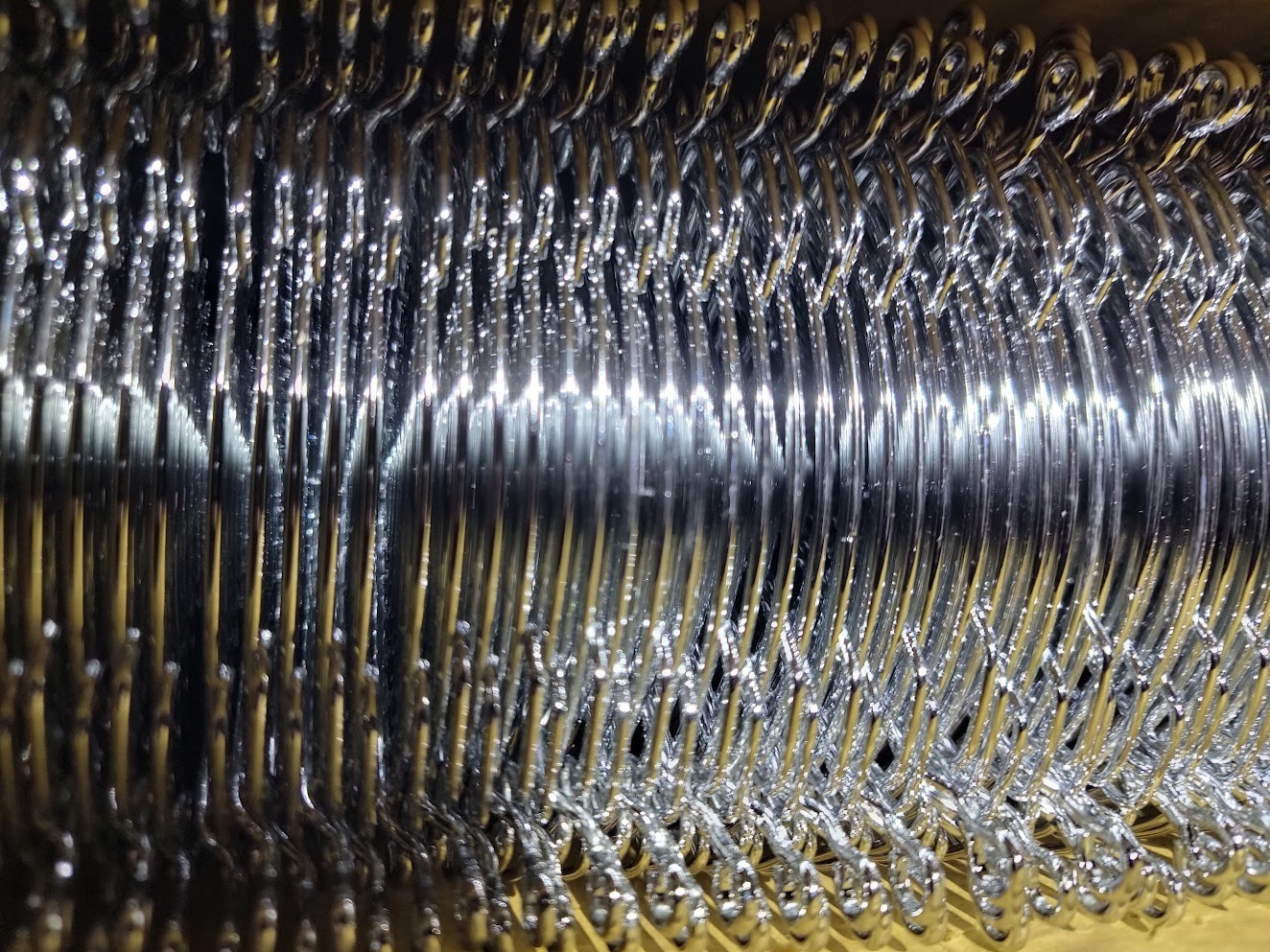 Lot of 8 – Qualtek – 08128 – 120mm Wire Form Fan Finger Guard, Bright Nickel