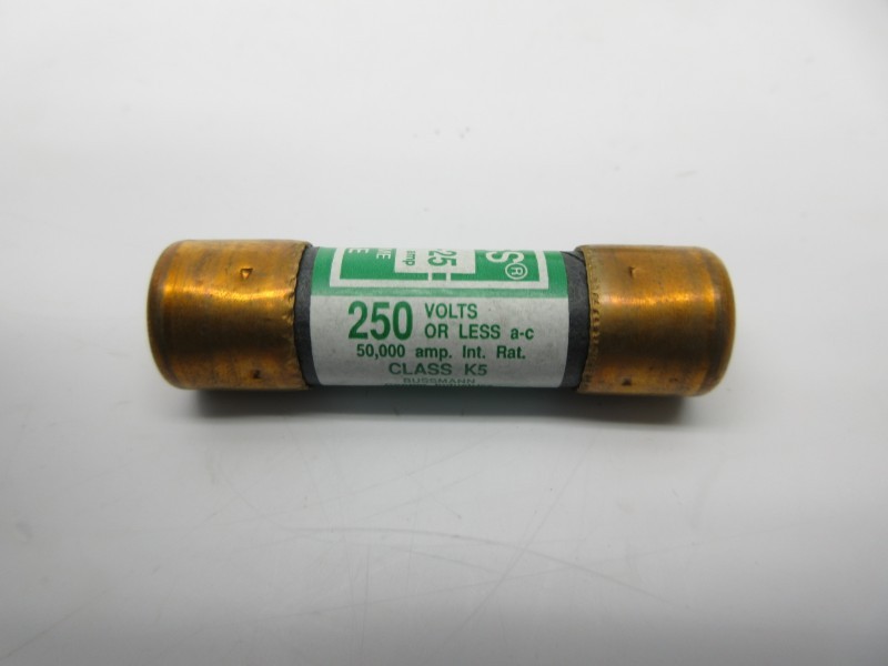 BUSSMANN NON-25 250VAC 25A (PKG OF 10) (BR/GR) NSMP