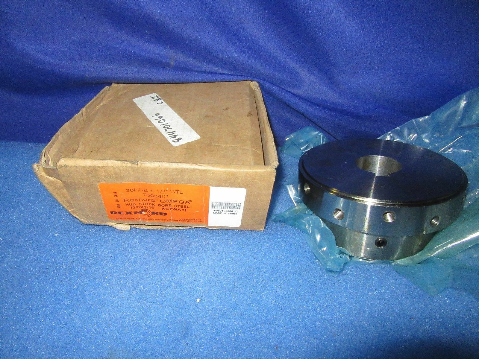 NEW REXNORD OMEGA 7300661 30 HSB 1.50″ BORE 3/8″ X 3/16″ KW 1 SS