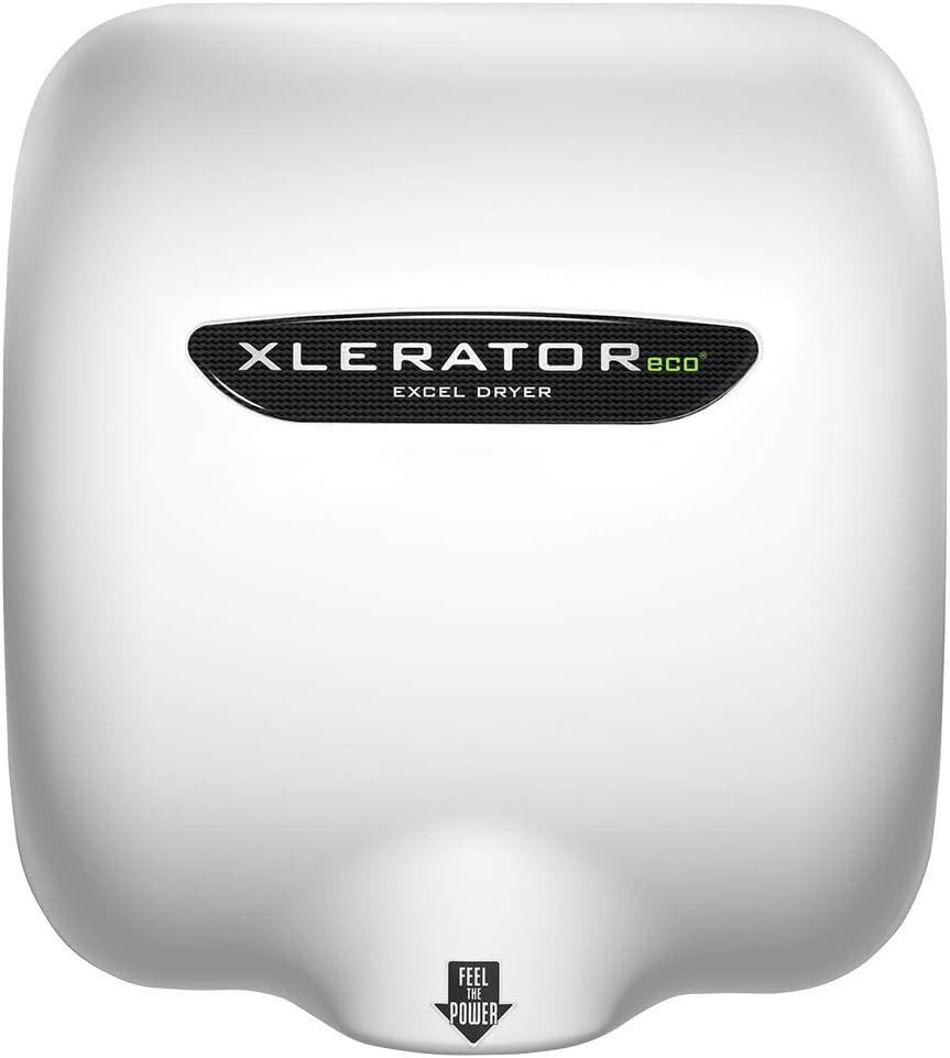 Excel Dryer Xl-Bw-Eco-110-120V Xlerator Eco Automatic Hand Dryer, 10 Sec Dry