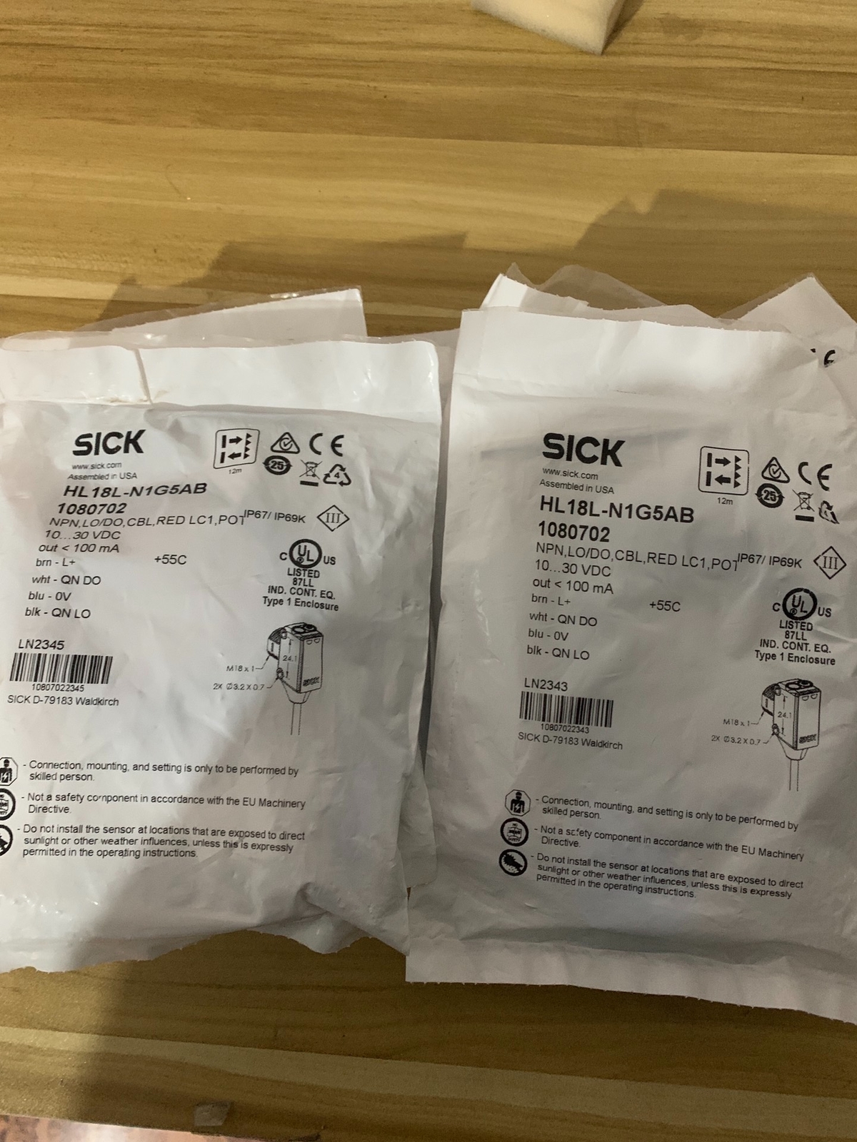 1P NEW SICK HL18L-N1G5AB Accept counteroffer