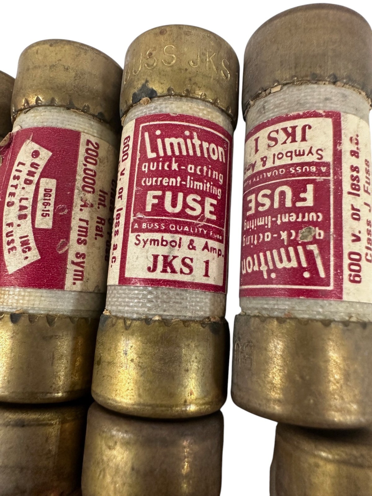 NEW BUSSMANN LIMITRON JKS-1 QUCK ACTION 600VAC Class J FUSE (CLASS OF 10) *SALE*
