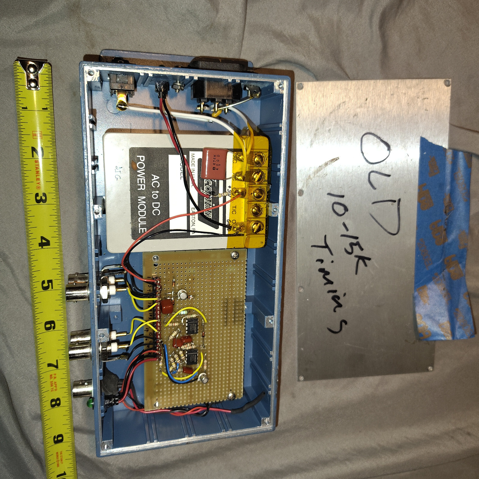 Laser pulse box 10K – 15K timing for buffer and detector acopian 5EB50 AC to DC
