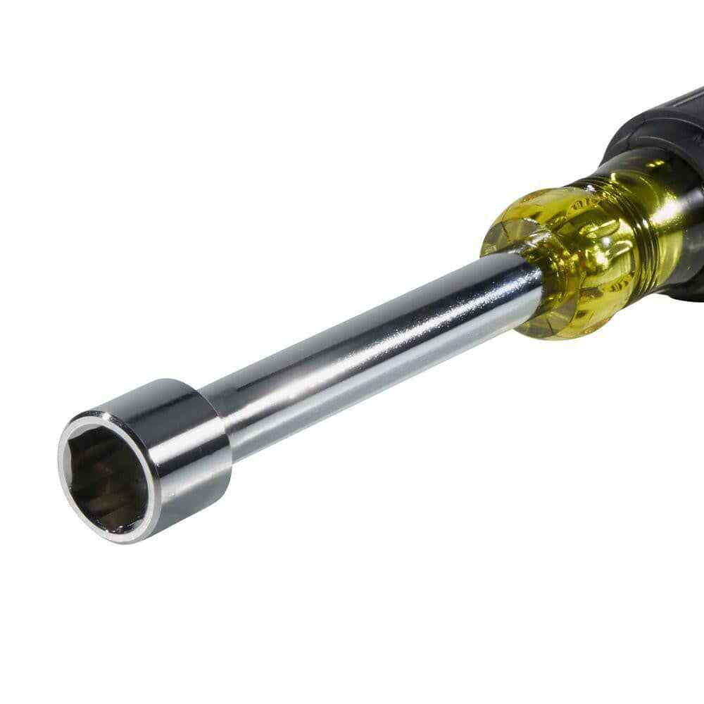 Klein Tools 630-9/16 Nut Driver: 9/16″ Drive, Hollow Shaft, Cushion Grip