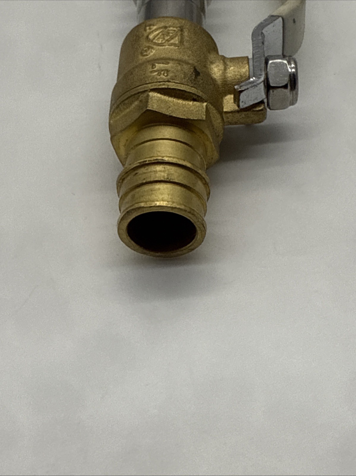 Apollo 3/4″ PEX-A x FNPT Water Heater Connector 18″ Stainless with Ball Valve