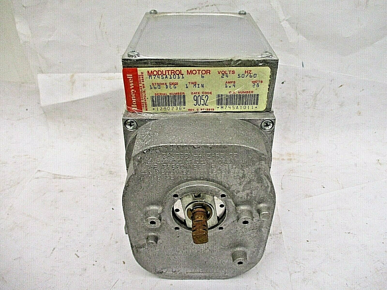 New Open Box Honeywell Modutrol Motor M745A1011 24V 50/60Hz 28W 1.4Amp A4302DH