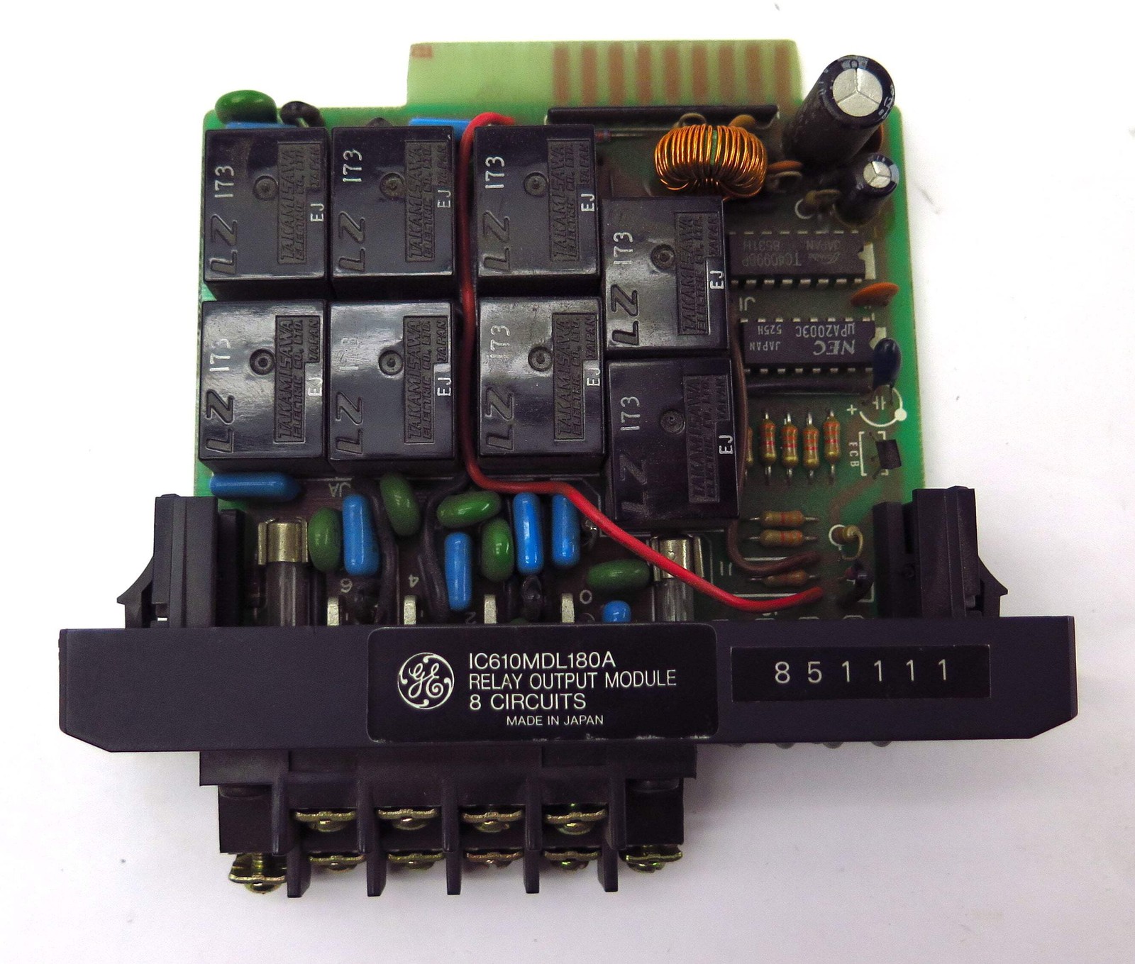 General Electric Relay Output Module 8 Circuits IC610MDL180A ( 2 ) Free Shipping