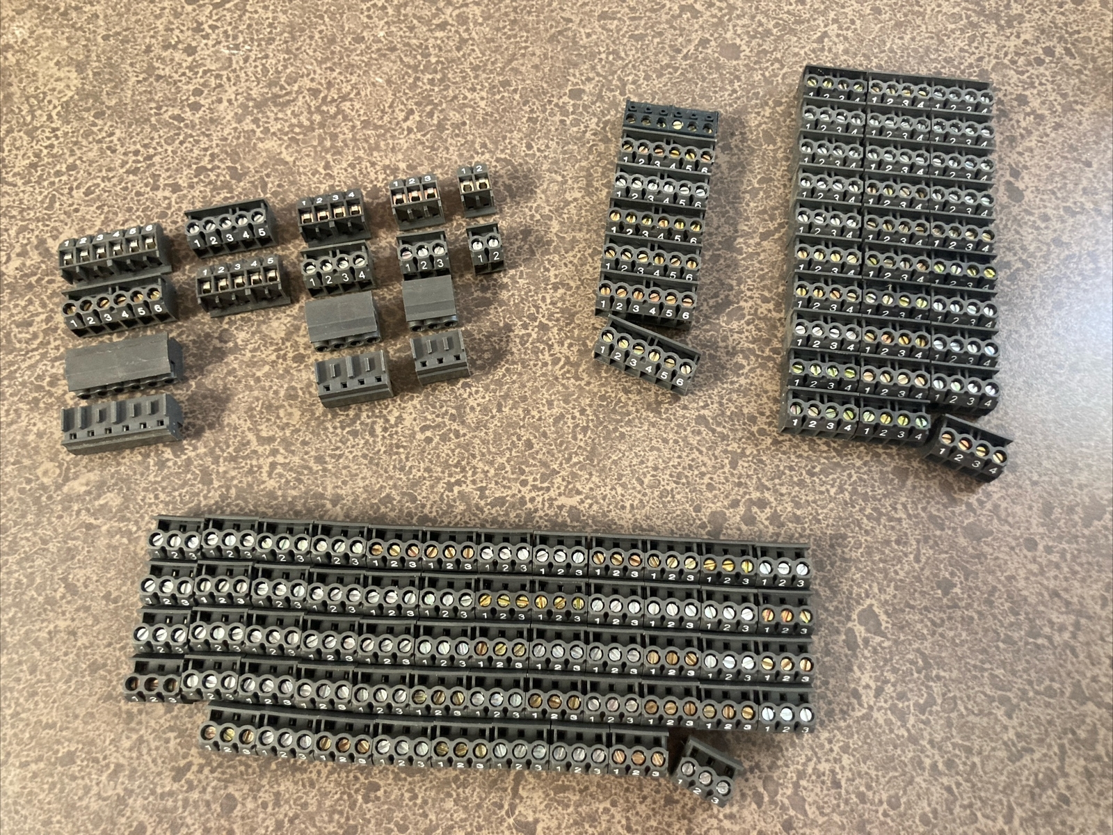 Mixed Lot of PCB Connectors – 110 pieces! For 2,3,4,5&6 Pins – SHIPS PROMPTLY!