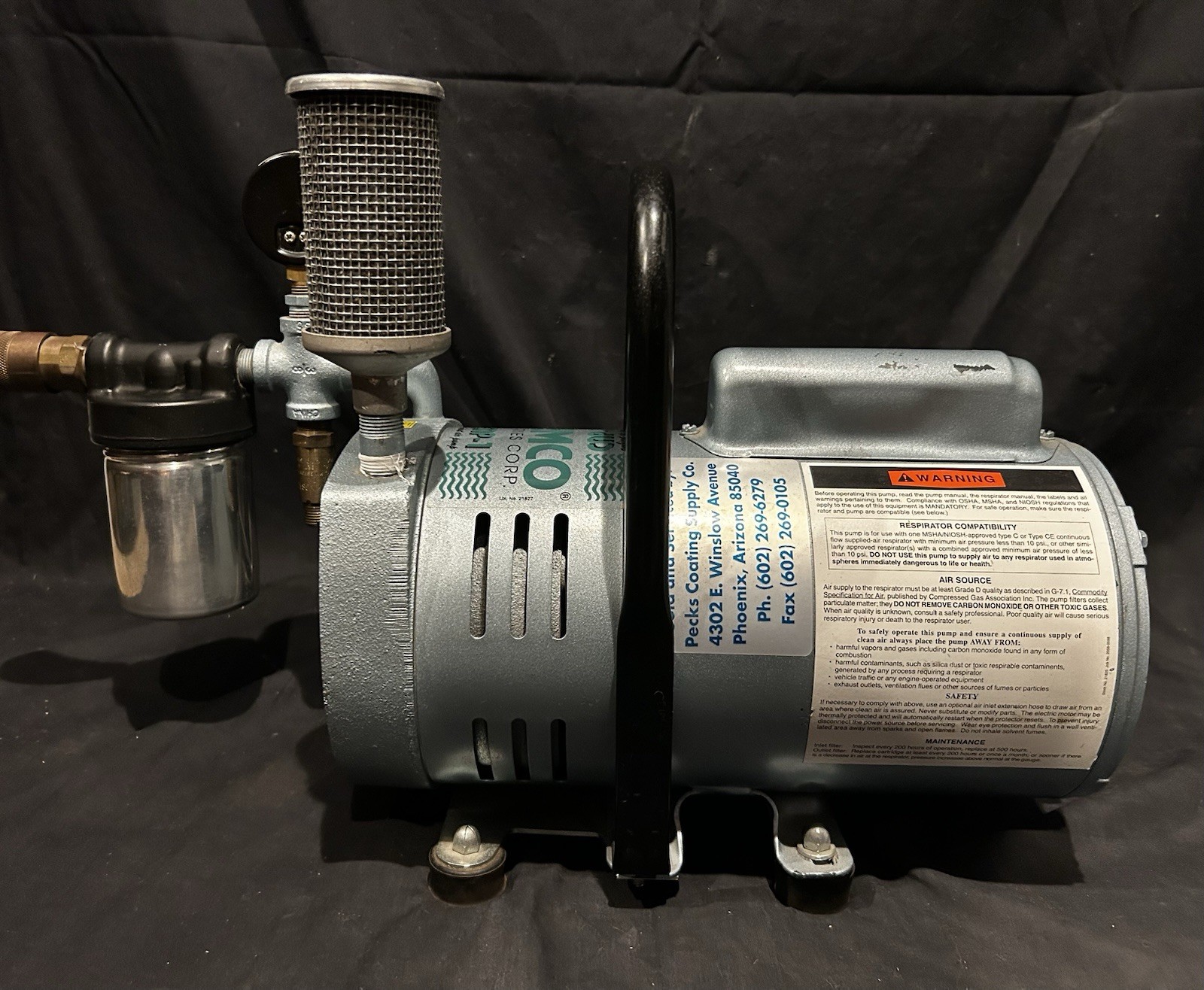Clemco CAP-1 Ambient Air Pump/Compressor Stock