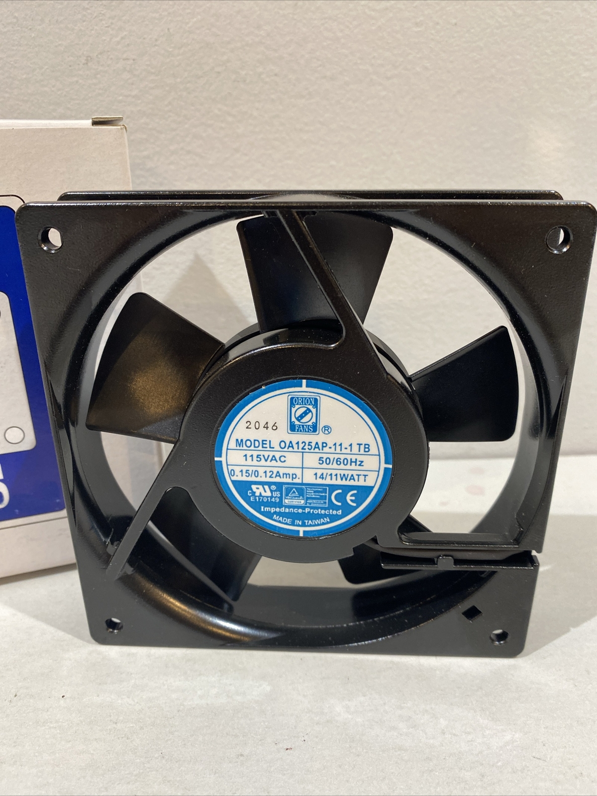 NEW Orion Fans OA125AP-11-1TB FAN AC 120X25 115V BALL 75cfm