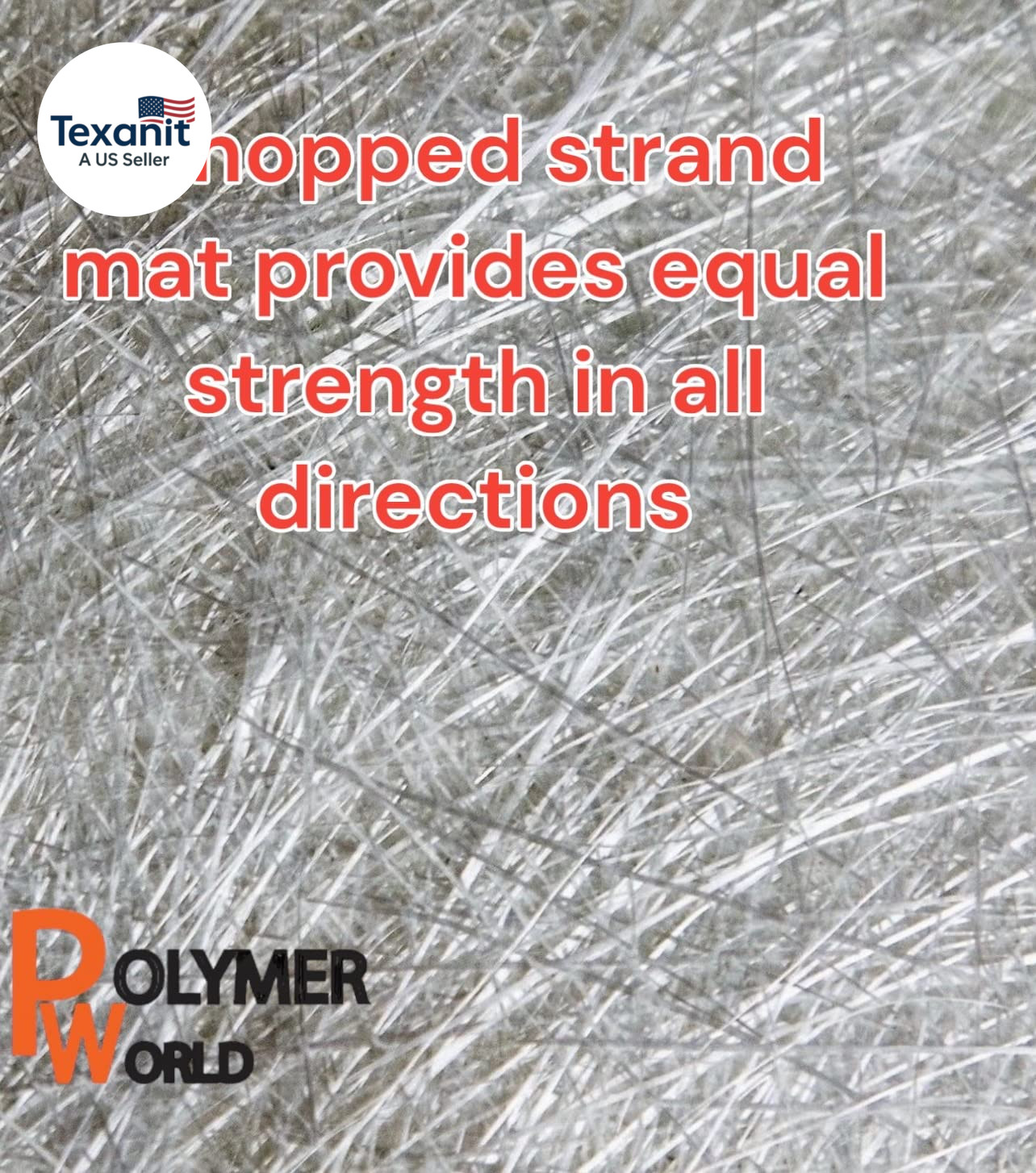 1.5X50X5 Yards Chopped Strand Mat – Lightweight & Marine-Grade Fiberglass Cloth