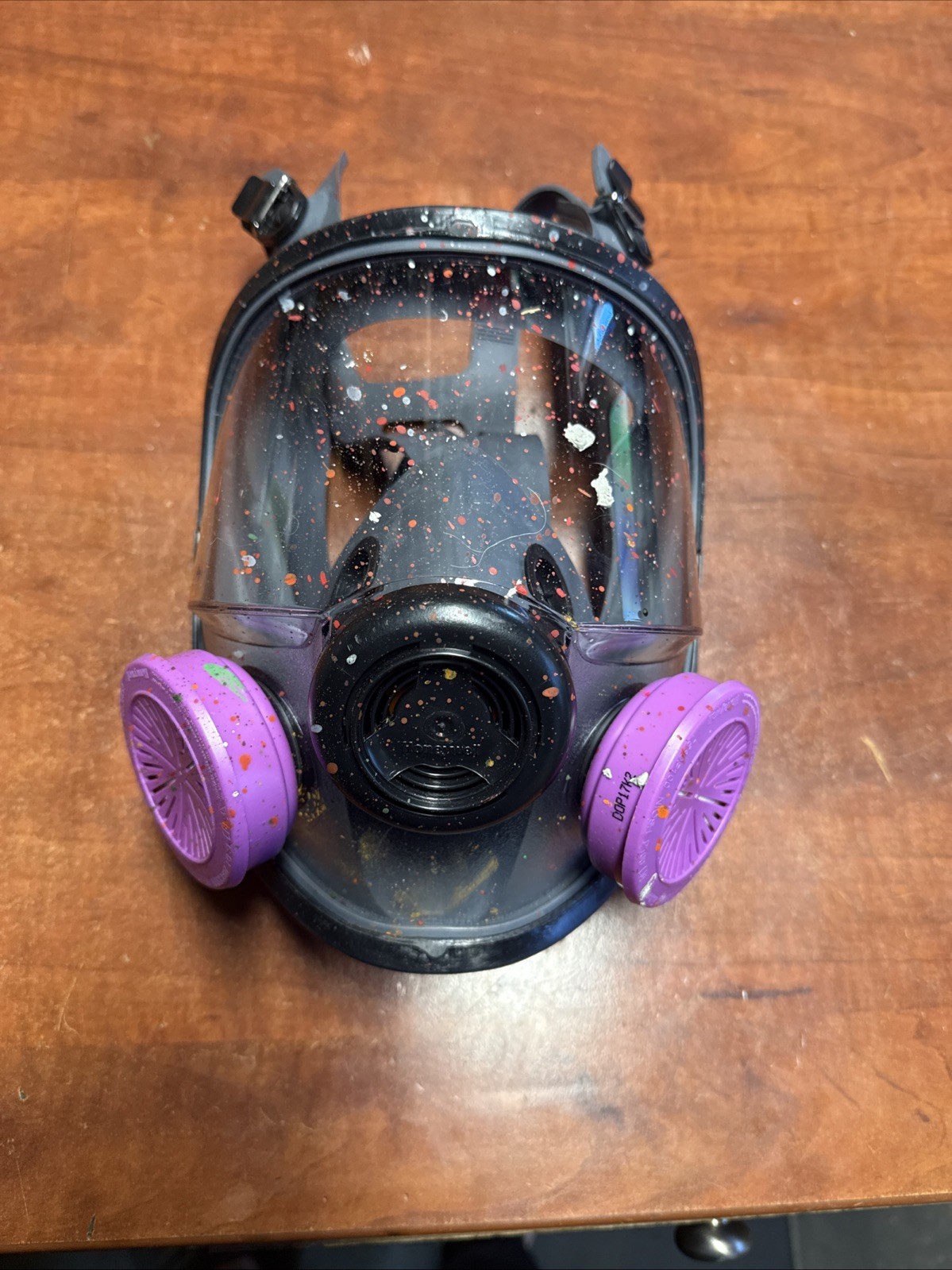 Used Honeywell North 5400 Series Silicone Full Facepiece Respirator M/L