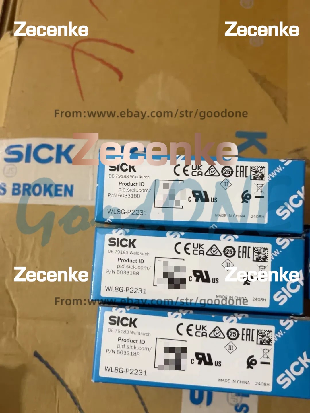 1PC NEW FOR SICK WL8G-P2231 WL8GP2231 6033188 Photoelectric Switch