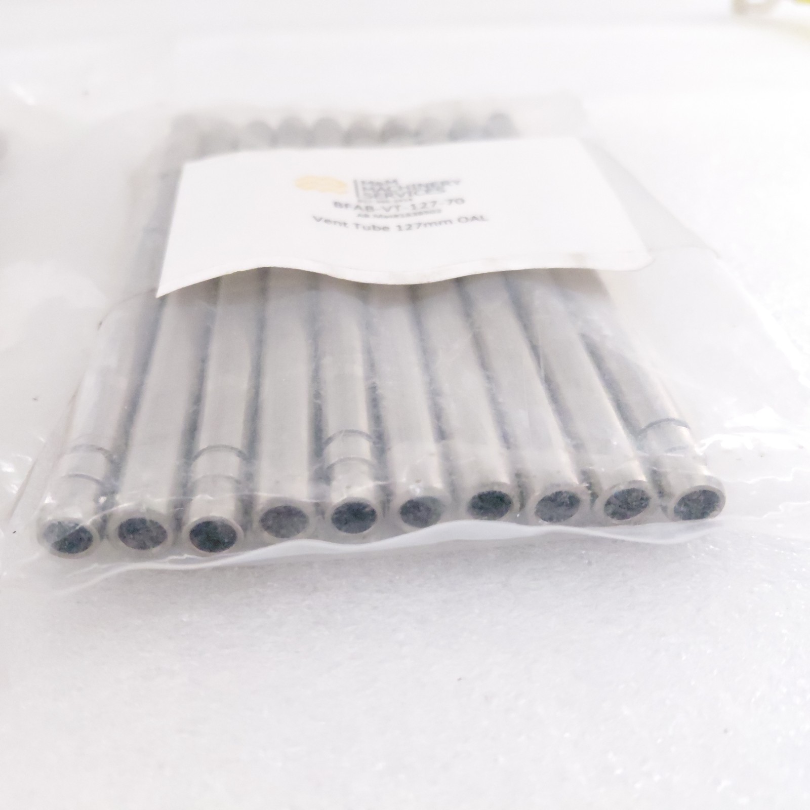 ( 20) M&M Machinery Services BFAB-VT-127-70 Vent Tube 127mm OAL Stainless Steel