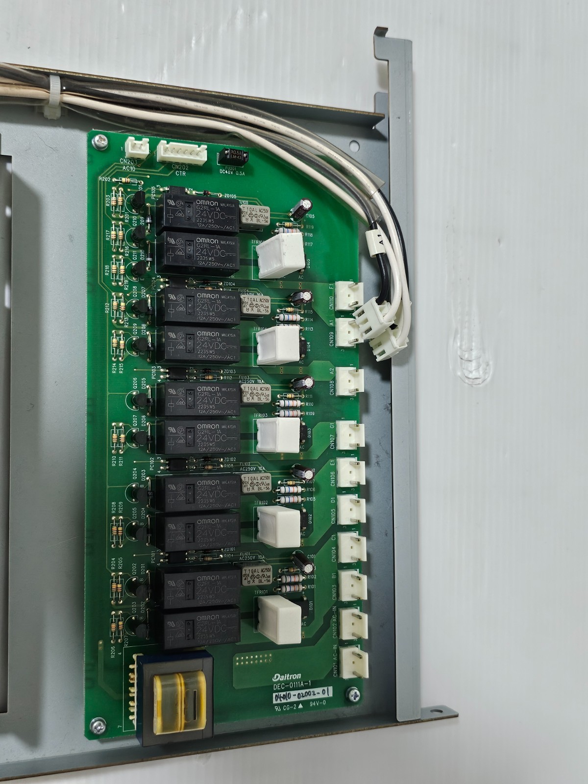 Daitron DEC-0111A-1, 04010-02001-01 Board w/ 4-501-006-11, 4-501-021-11 PSU
