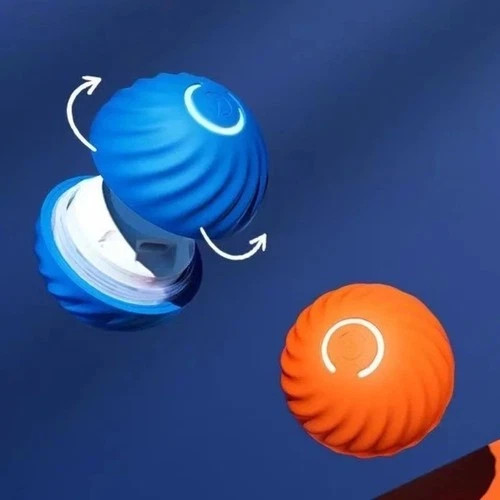 USB Rechargeable Interactive Dog Toy Ball | Automatic Moving Bouncing Pet Toy