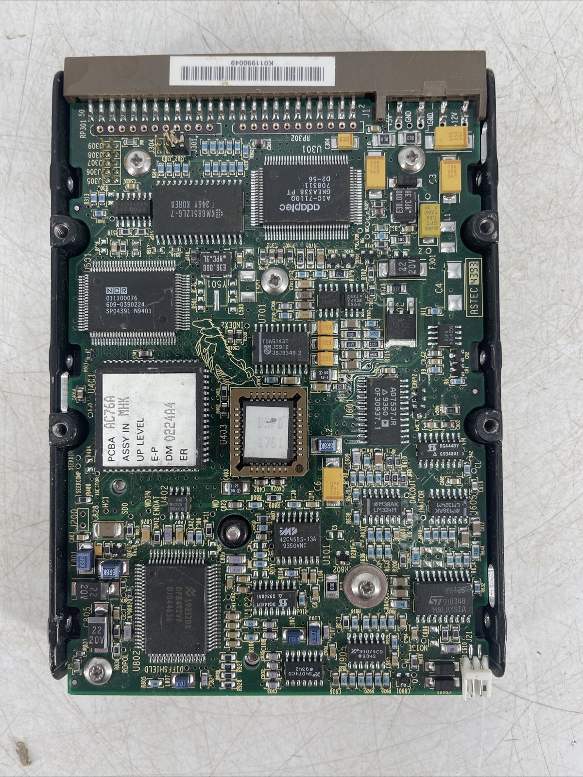Maxtor Disk Drive 7345SR Uplevel, HDA 03A, PCBA 76A, Unique 45A PARTS OR REPAIR
