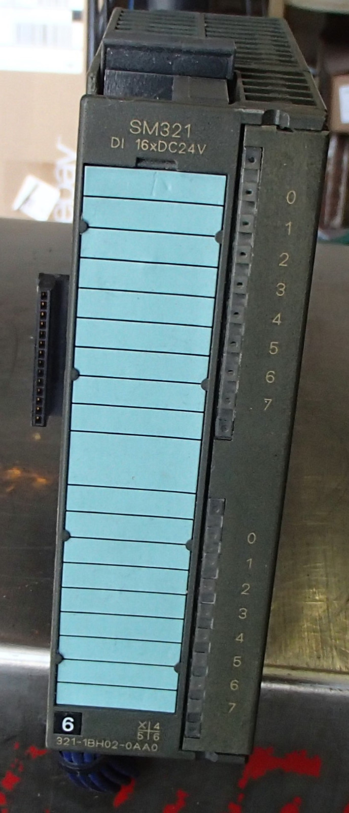 SIEMENS SIMATIC S7 6ES7 321-1BH02-0AA0 INPUT MODULE Used Cut Out