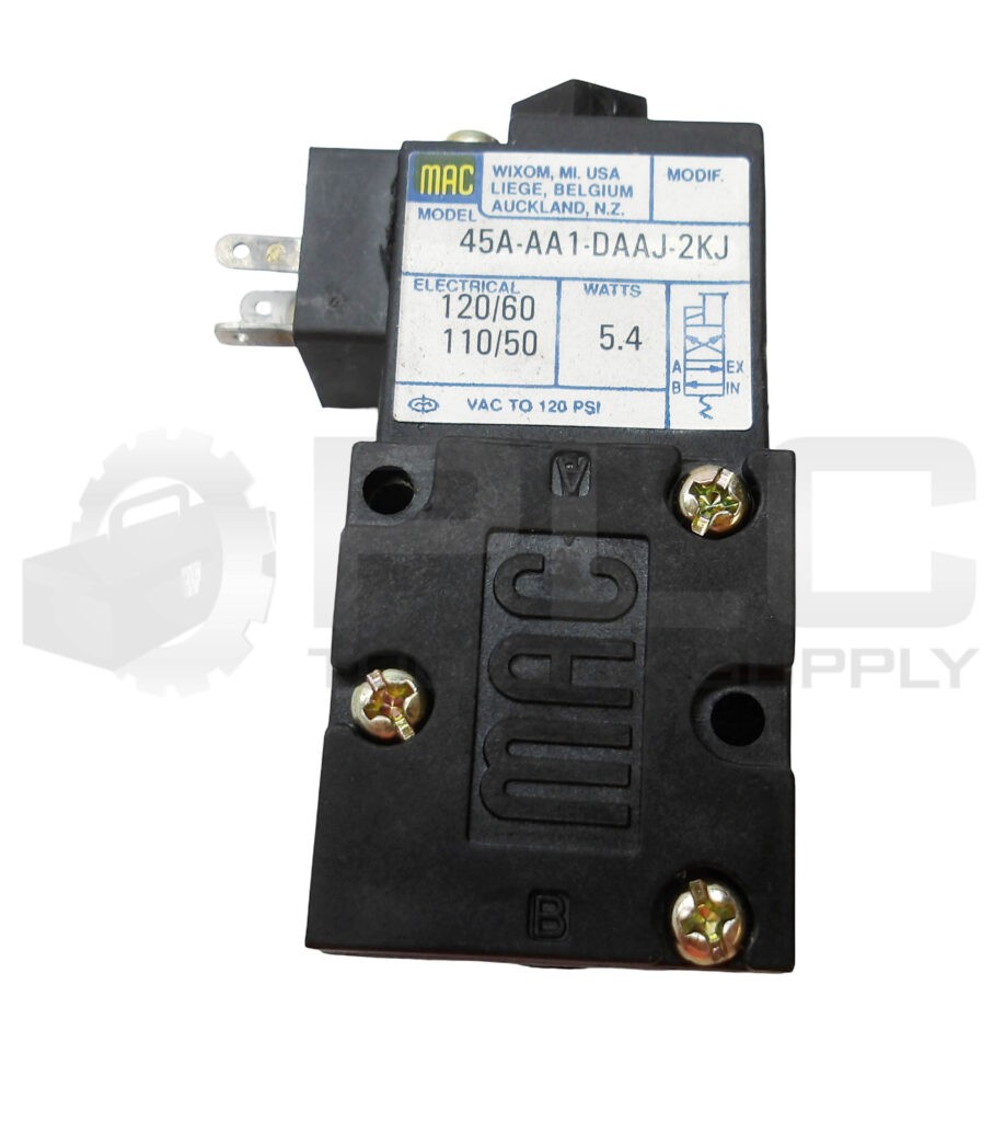NEW MAC 45A-AA1-DAAJ-2KJ SOLENOID VALVE 120V/60HZ 110V/50HZ 5.4W