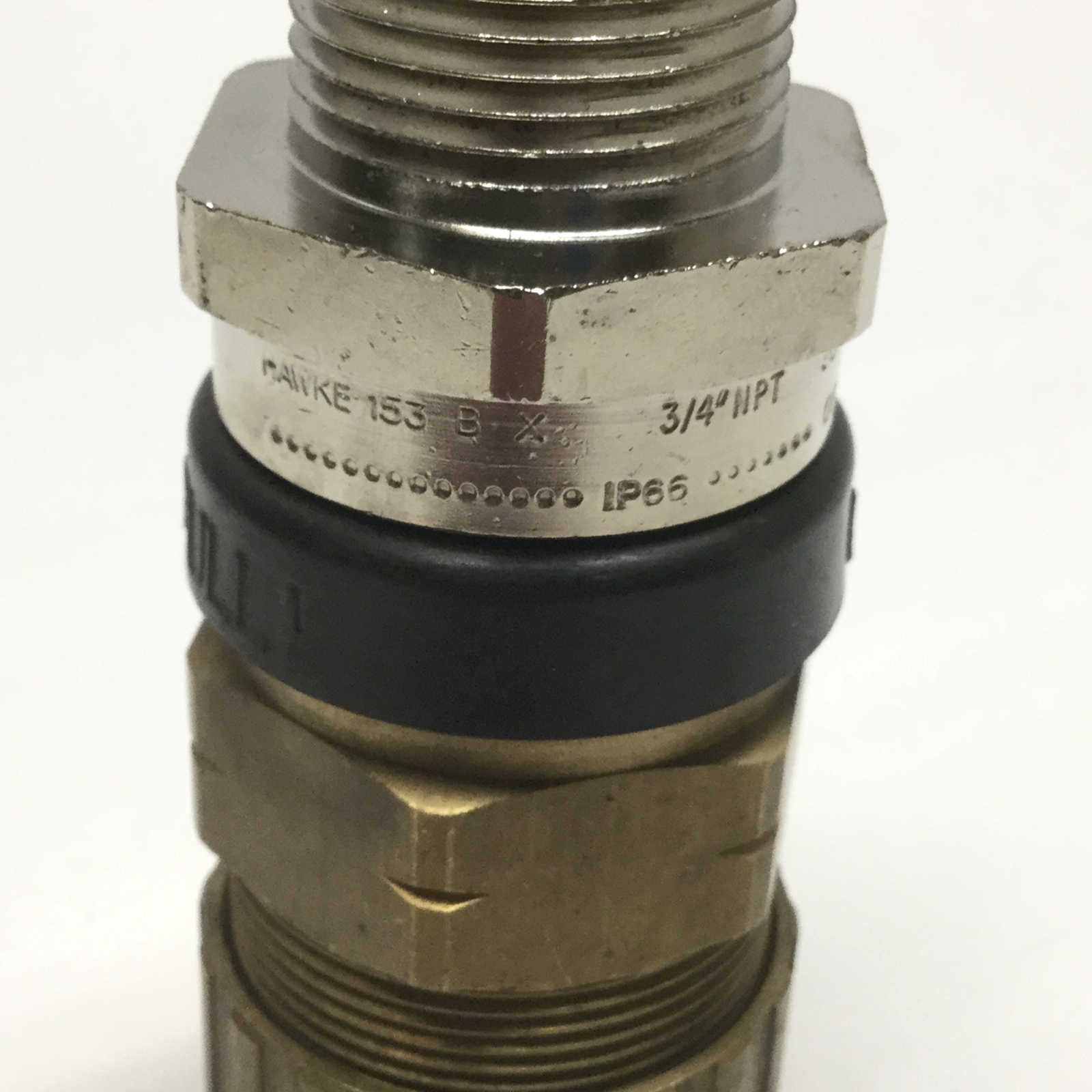 Hawke 153 B X Industrial Brass Cable Gland 3/4″ NPT Thread, 16.9-26mm