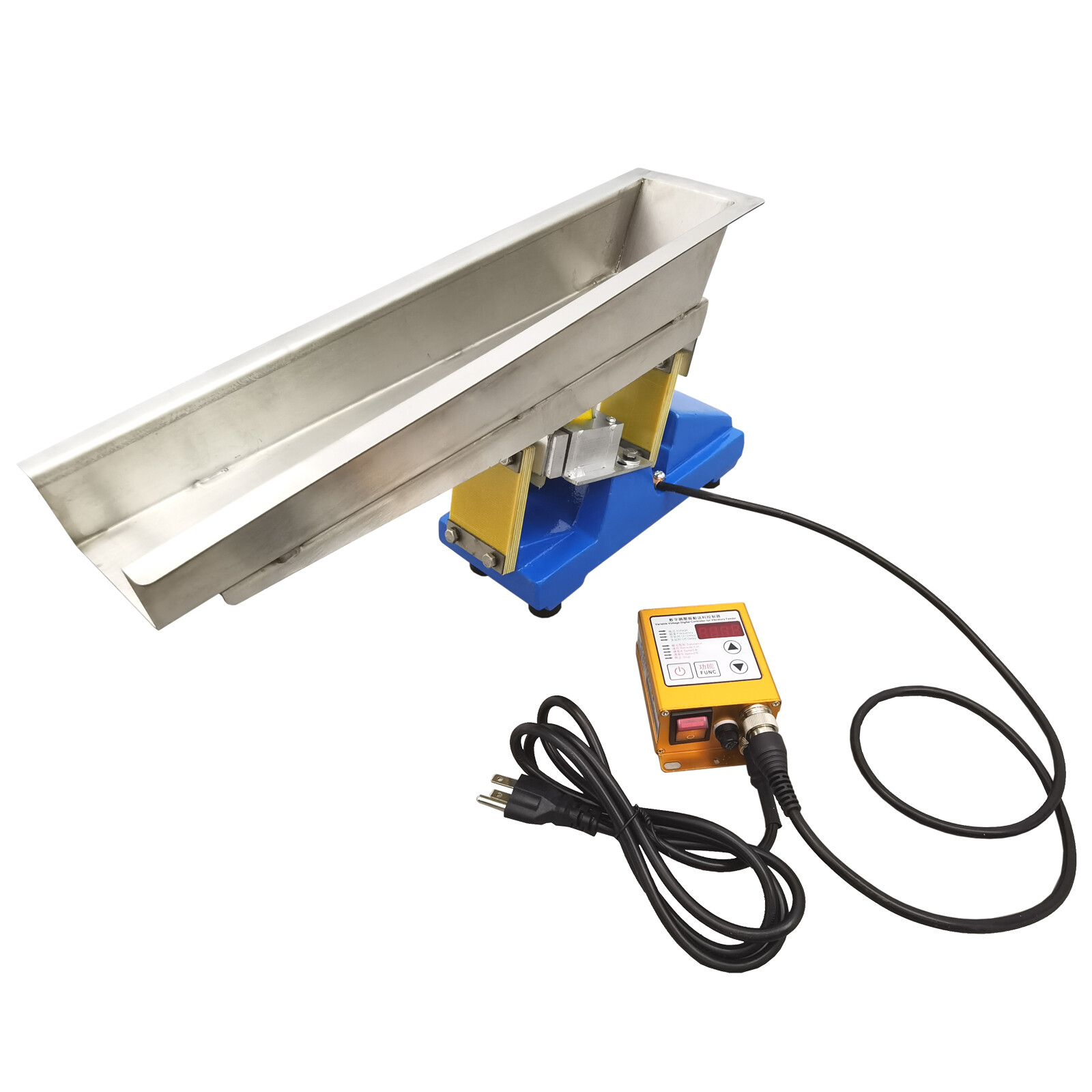 GZV-3 Small Vibrating Feeder Electromagnetic Shaking Feeding Machine 1t/h 110V