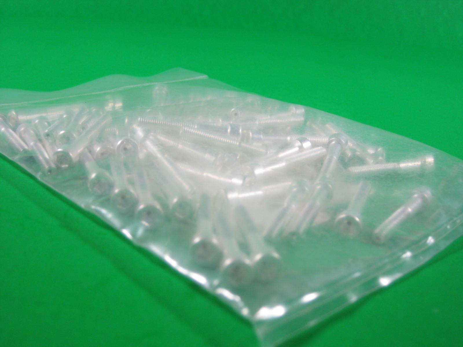 Redi Vac Vented Screw SS Silver Plated — M5 0.8×35 mm — (Lot of 65) New