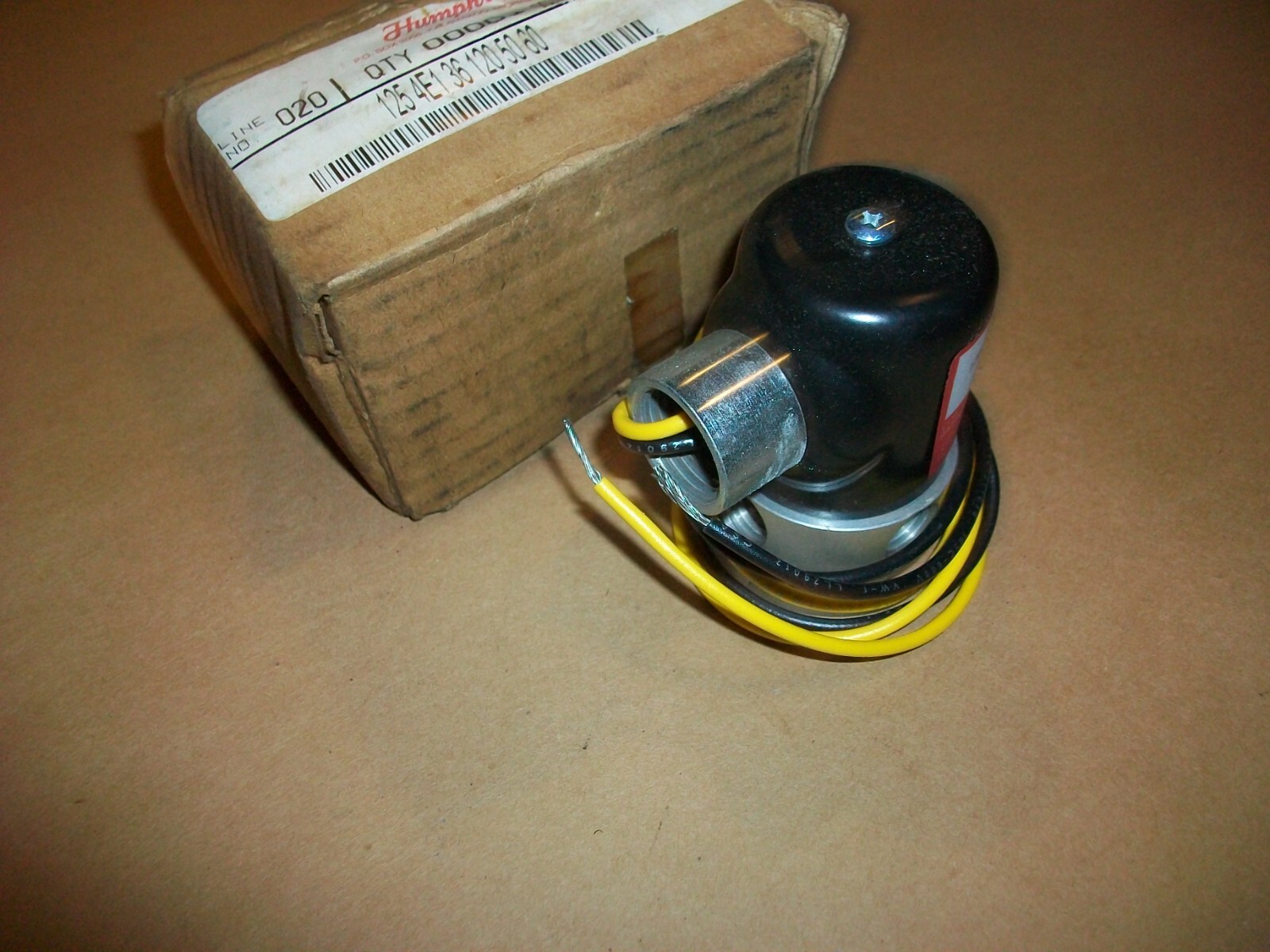 HUMPHREY Valve 125-4E1-36-120V NEW IN BOX