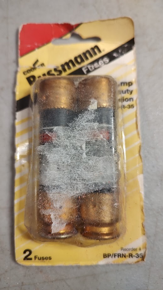 Fusetron FRN-R-35 Fuse FRNR35 (Pack of 2) NEW / OLD STOCK