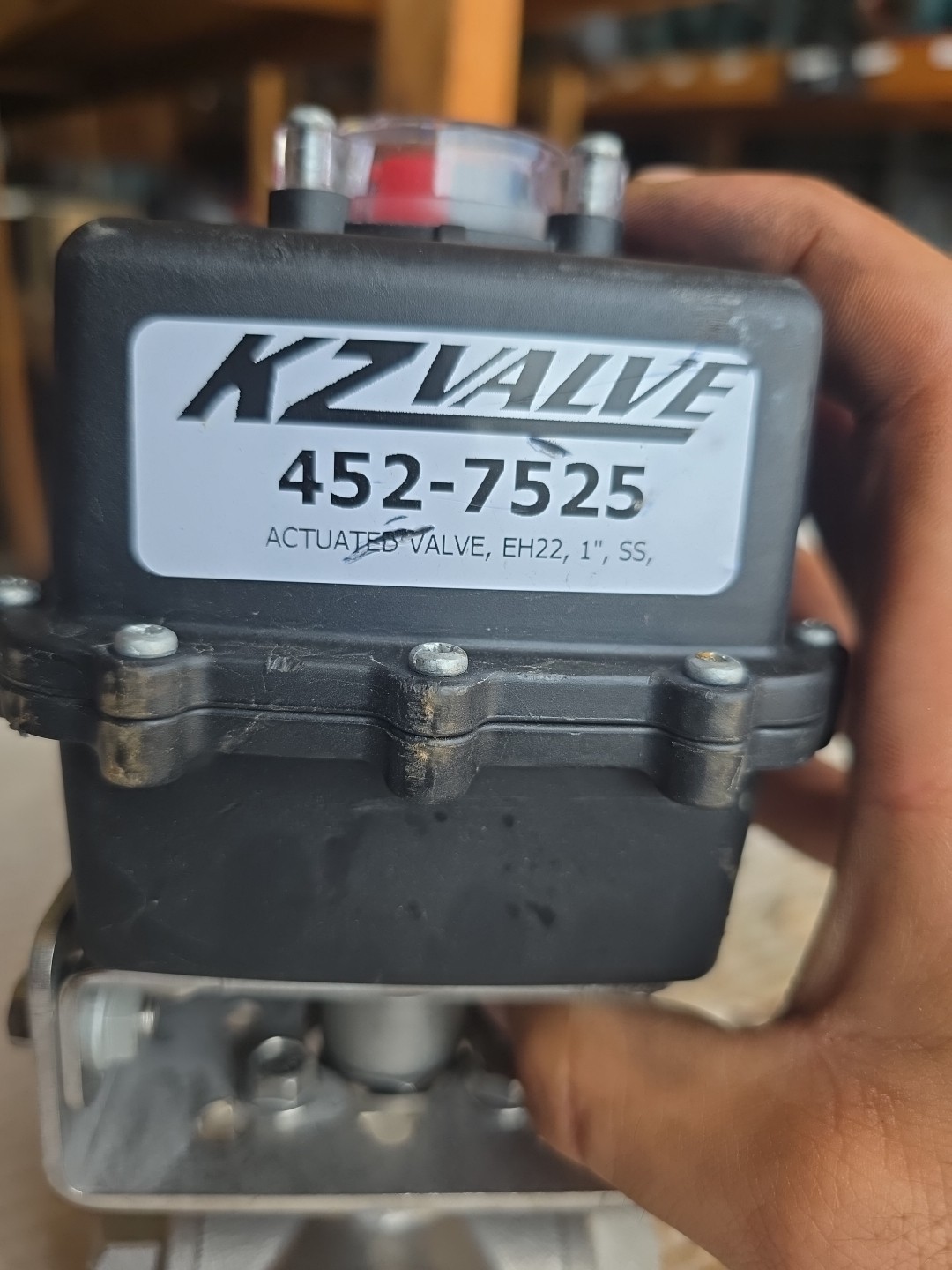 KZ VALVE 452-7525 Actuated Valve EH22 1″SS