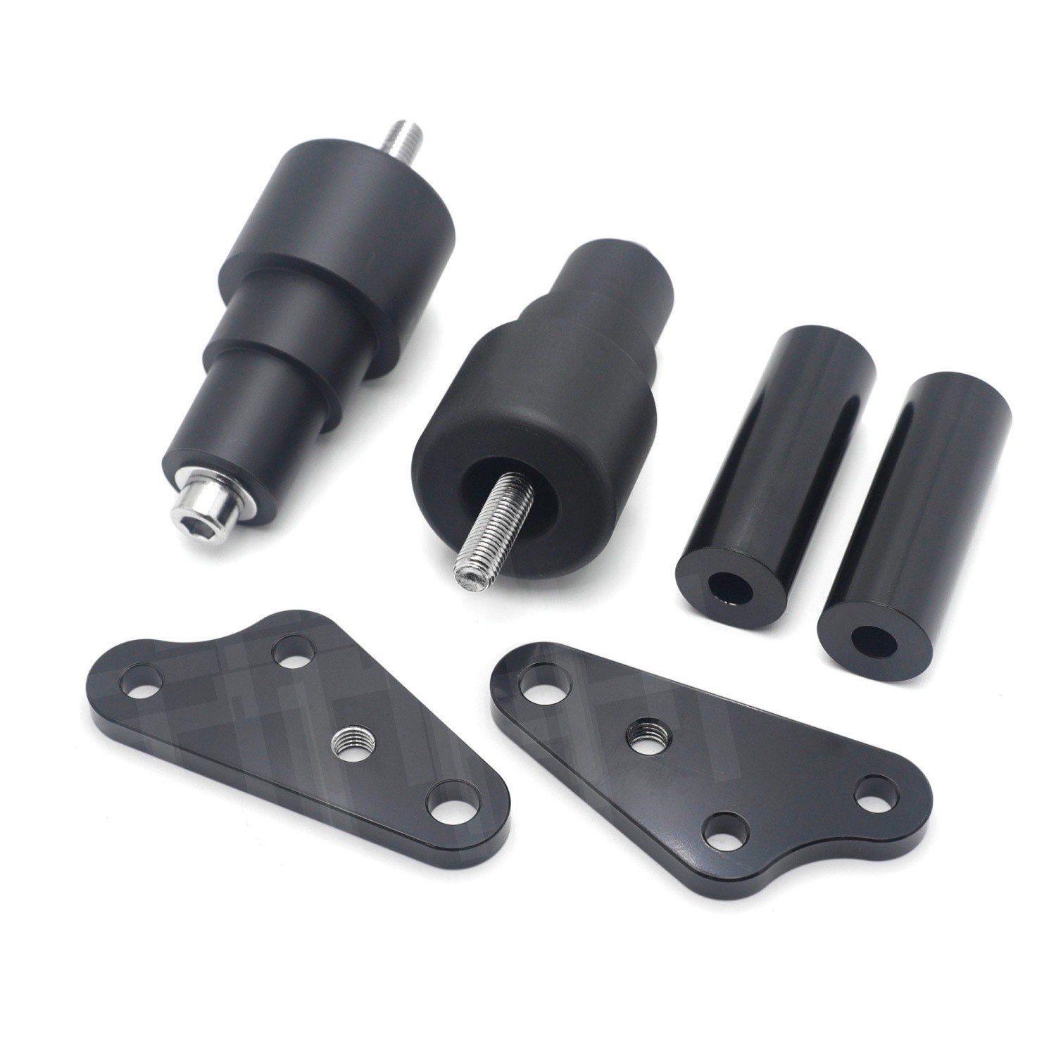 Aluminum Frame Crash Sliders Protection Black For 2000-2025 Suzuki DRZ400S/SM