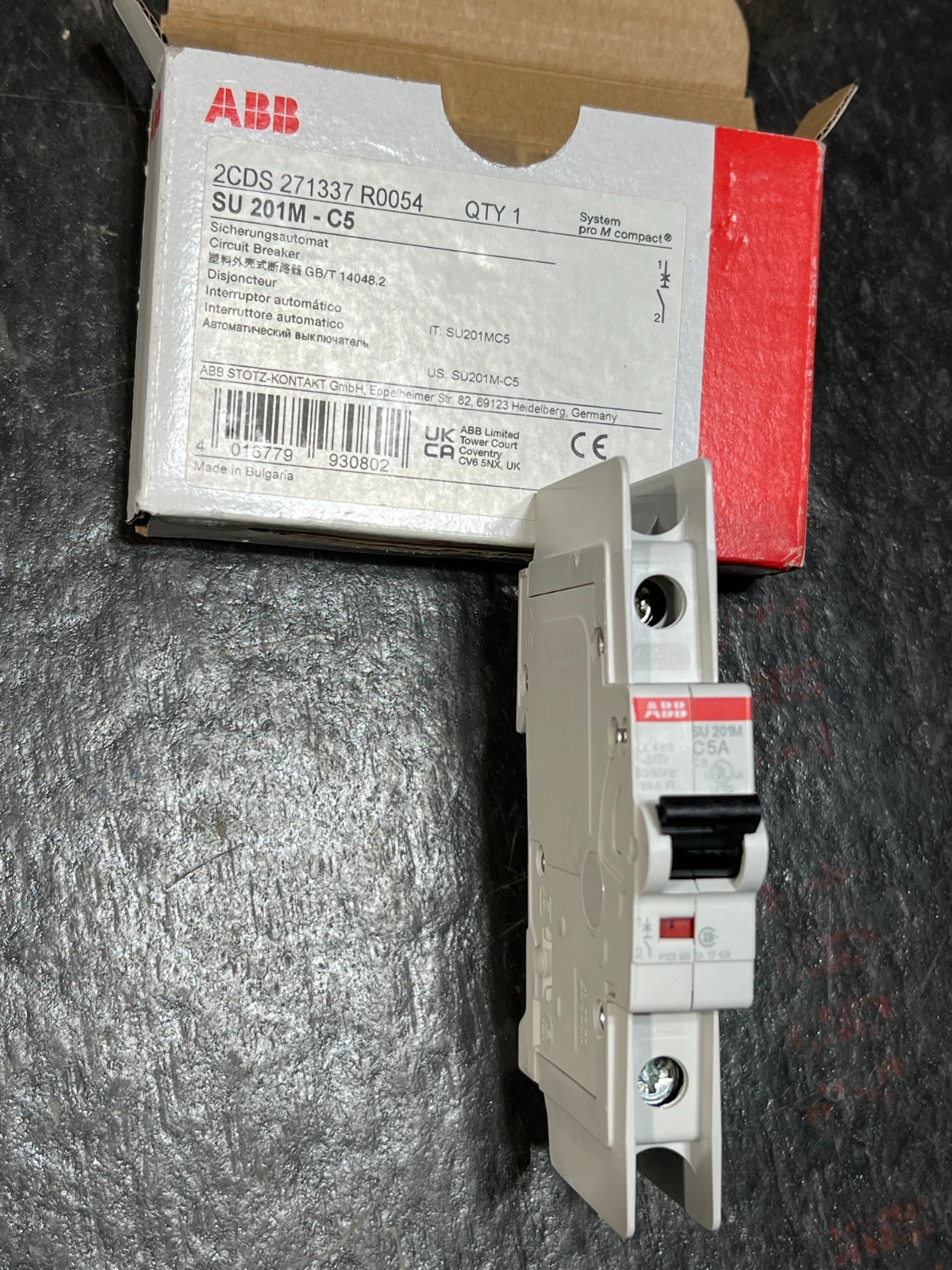 abb 2cds271337r0054 nos poor packaging su201m-c5
