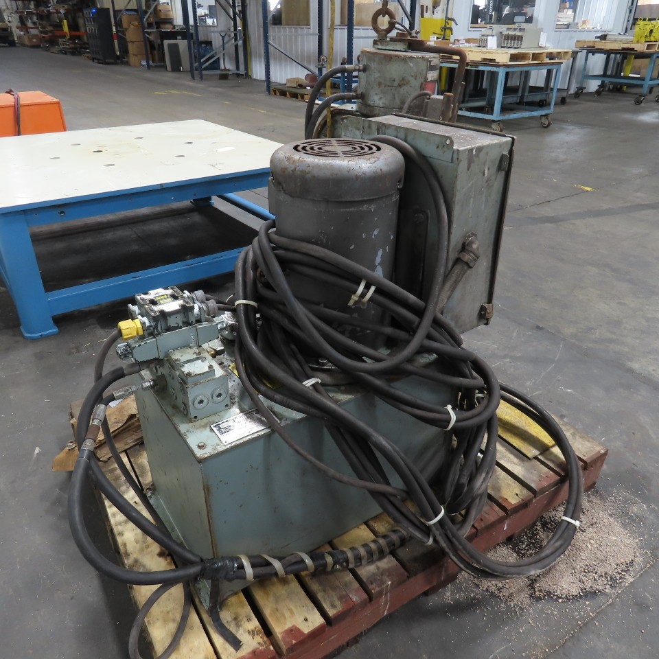 Esterline Whitney 790-024 90 Ton Portable Hydraulic Punch W/ Power Unit 230/460V