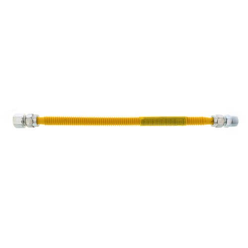 Brass Craft CSSC21-18 ProCoat Stainless Steel Gas Connector 1/2 ID 18 Length