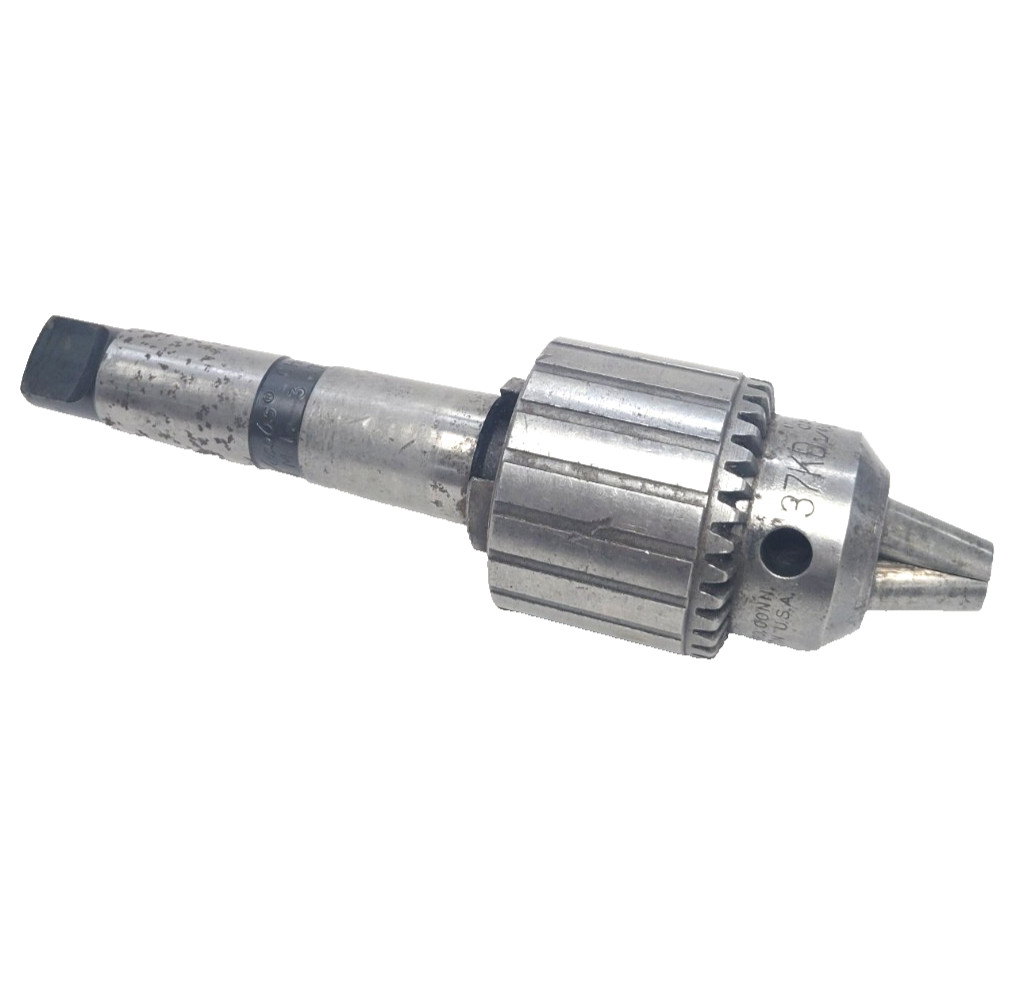 JACOBS CHUCK NO. 37KB 1/4-13/16″ MT#4 WITH JACOBS CHUCK KEY 4