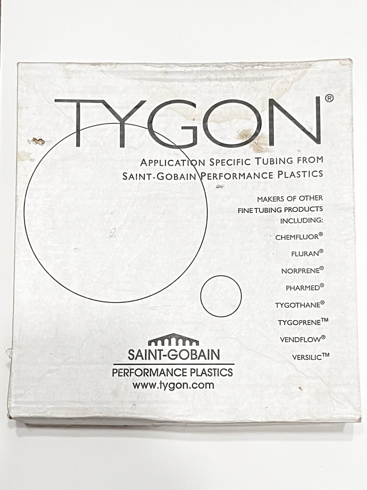 TYGON 2475 High-Purity Tubing 1/4″ ID x 3/8″ OD x 1/16″ Wall Clear Flexible 10ft