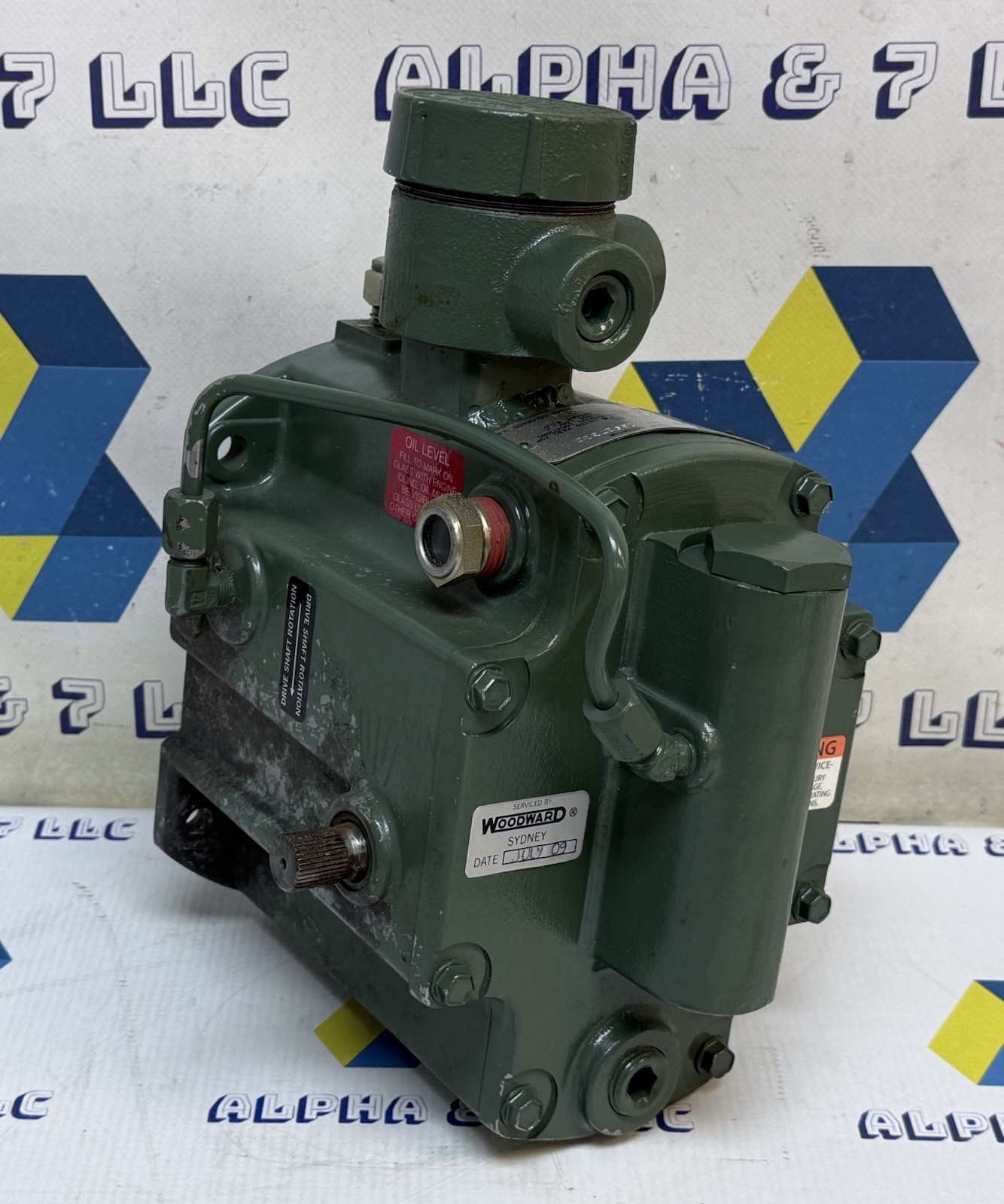 Woodward Governor TG17E Actuator E9904-111 4000 RPM