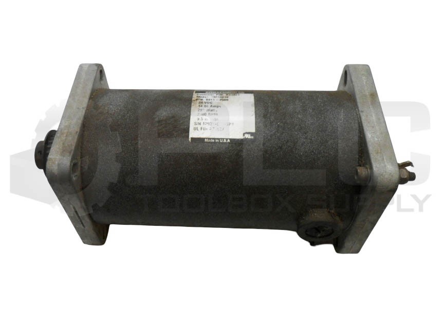 GROSCHOPP PM10818 GEARMOTOR 24VDC 14.84A 292W 2600RPM 0911-7509