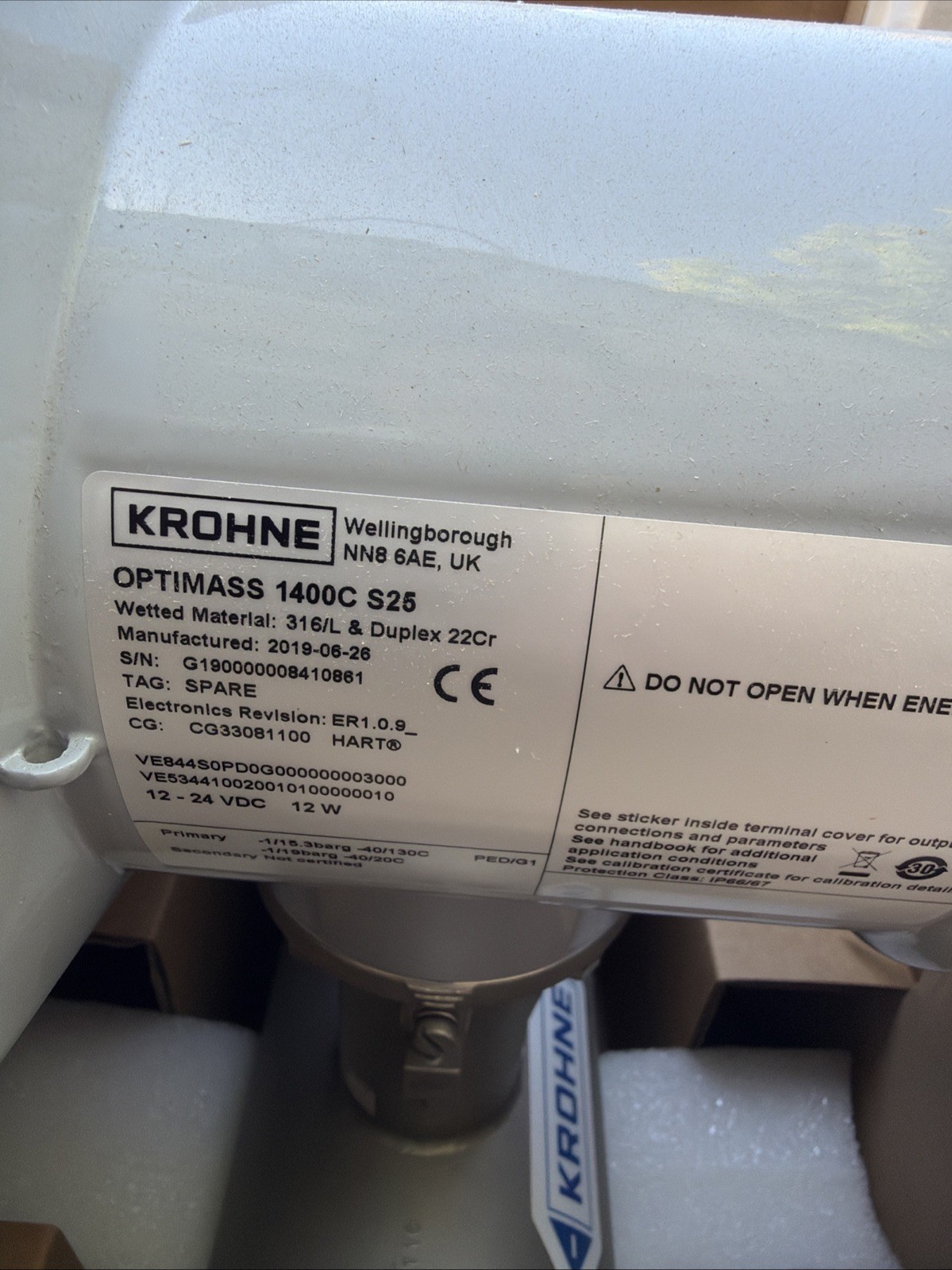 KROHNE OPTIMASS 1400c S25 Wellingborough UK NOS In Open Box