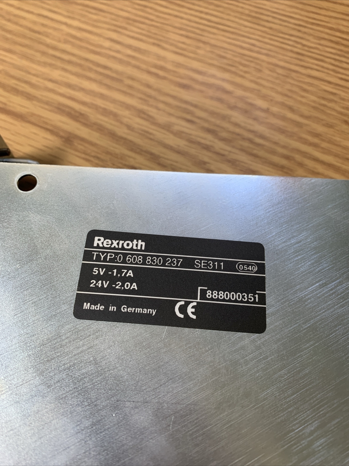 REXROTH 0 608 830 237 TIGHTENING CONTROLLER SE311 0-608-830-237 See Pics