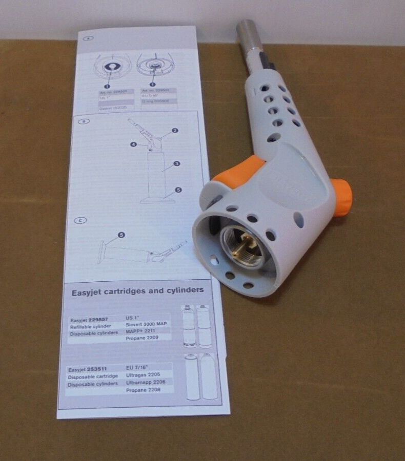 New Sievert Easyjet Lightweight Propane Torch 229557 Ships Free