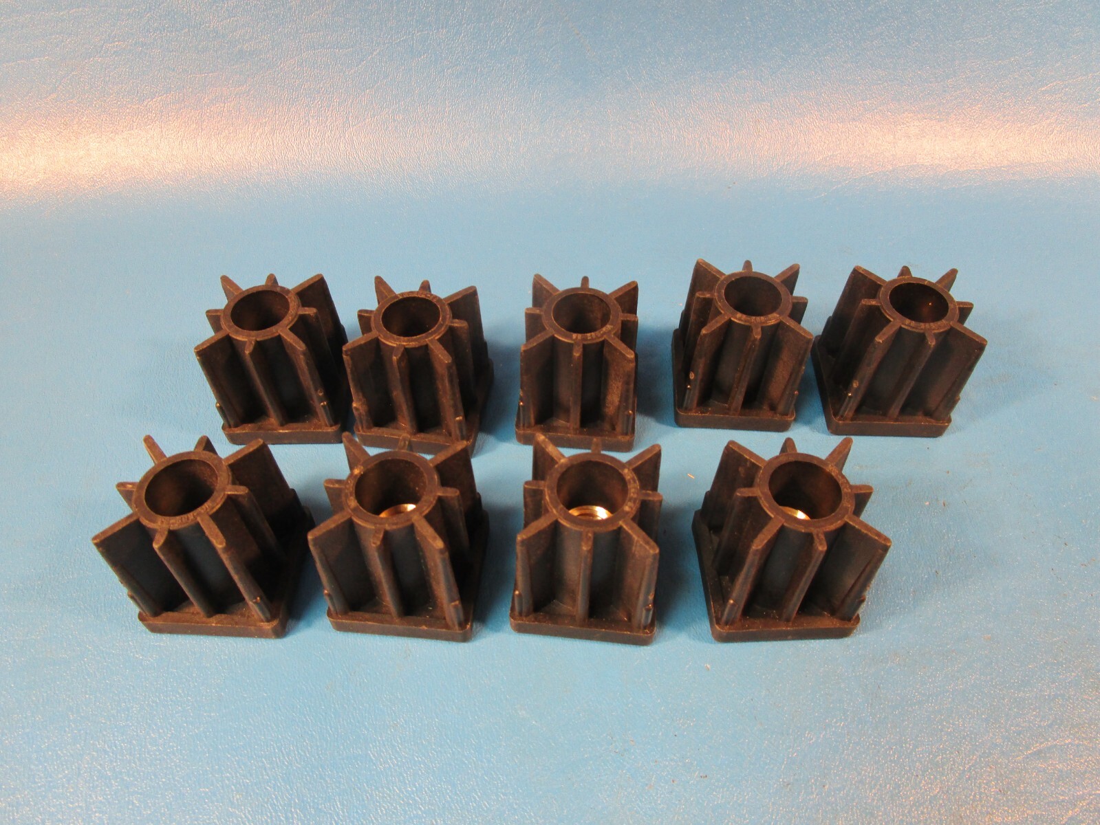 LOT OF 5 Valu-Guide VG-556-B58 Tube End Cap, 5/8-11 Thread,1.5” Square Tube