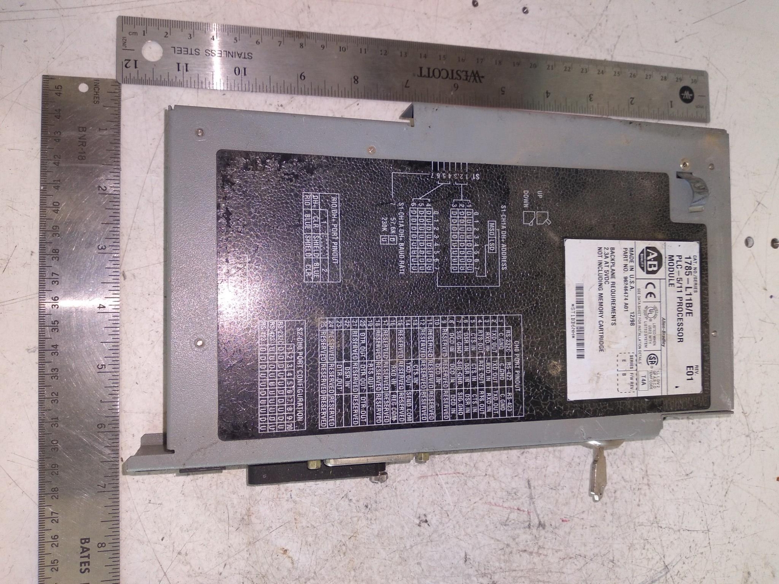 ALLEN-BRADLEY 1785-L11B/E PLC-5/11 PROCESSOR MODULE REV.E01