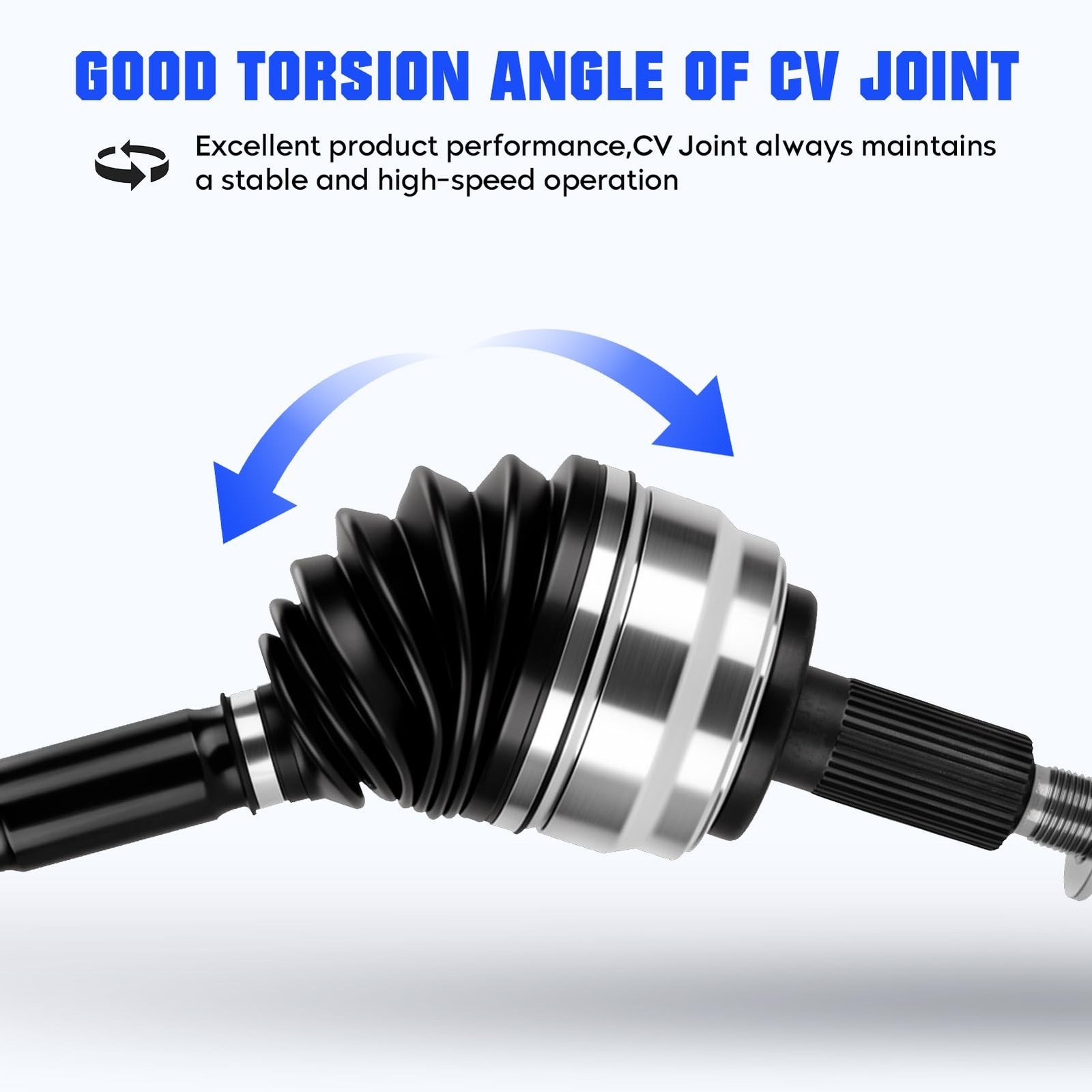 Front CV Axle Shaft Assembly Fit for 4.2L 4.6L 5.4L for Ford F-150 1997-2003,…