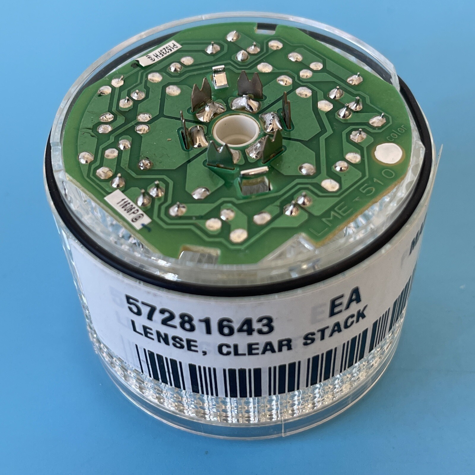 *NEW- Lot Of (4)* Stack Light LME-510 (Clear, Amber, Blue & Green) || Warranty!