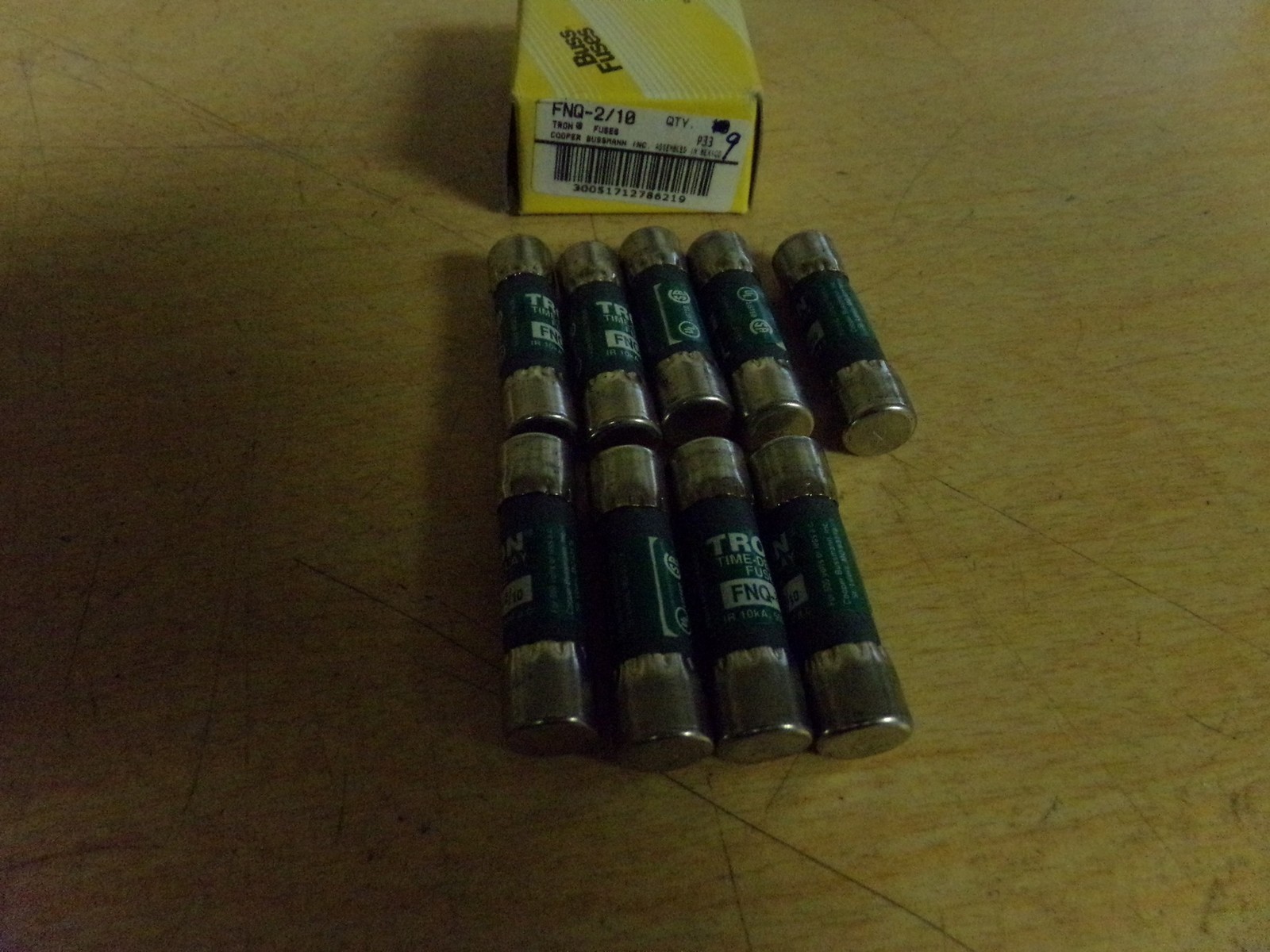 NEW Buss FNQ 2/10 Fuses, Lot of 9 *FREE SHIPPING*