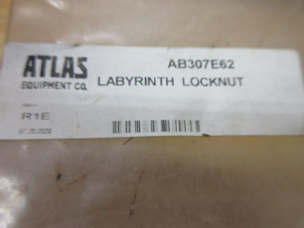 Atlas Equipment AB307E62 Labyrinth Locknut