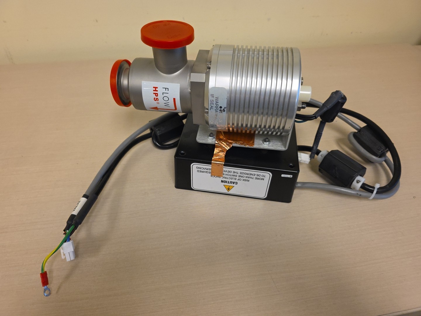 MKS HPS ELECTROMAGNETIC LoPro ANGLE VALVE, 100090-00 100019685 *UNTESTED*